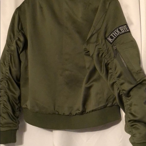 Green bomber jacket - Picture 4 of 7
